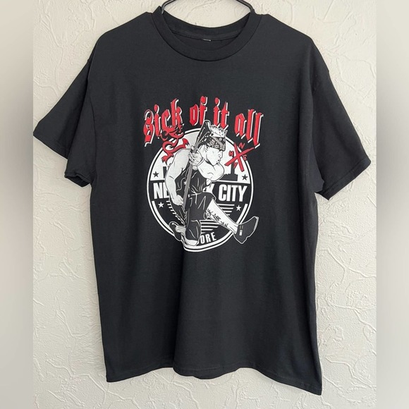Sick of it All Hardcore Punk Rock NYHC Short Sleeve Rare Black Shirt SZ S-4XL - Picture 1 of 2